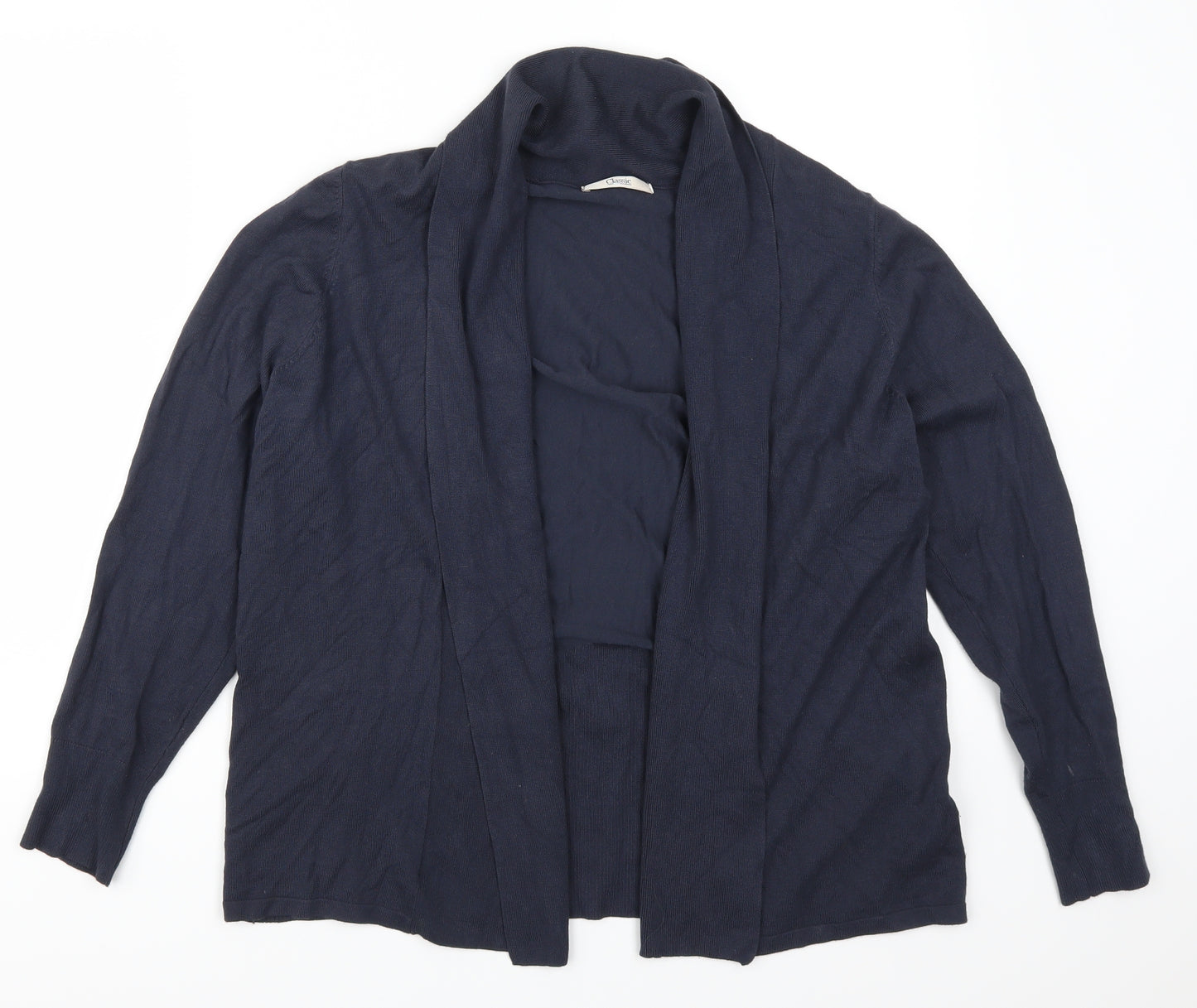 Marks and Spencer Womens Blue   Cardigan Jumper Size 16