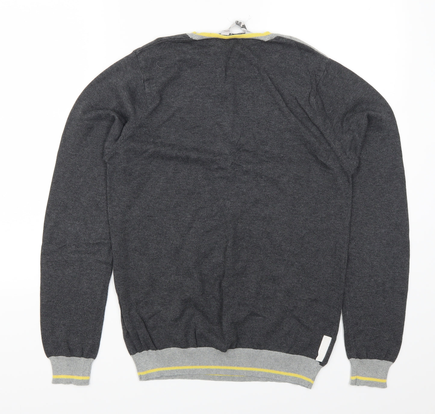 Fabric of Life Mens Grey   Pullover Jumper Size M