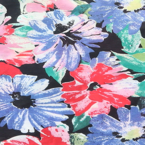 Atmosphere Womens Multicoloured Floral  Basic T-Shirt Size 16