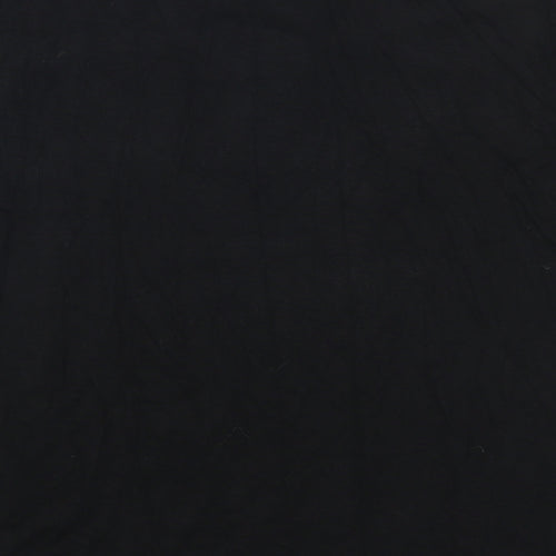 Donna Lewis Womens Black  Lace Basic T-Shirt Size M