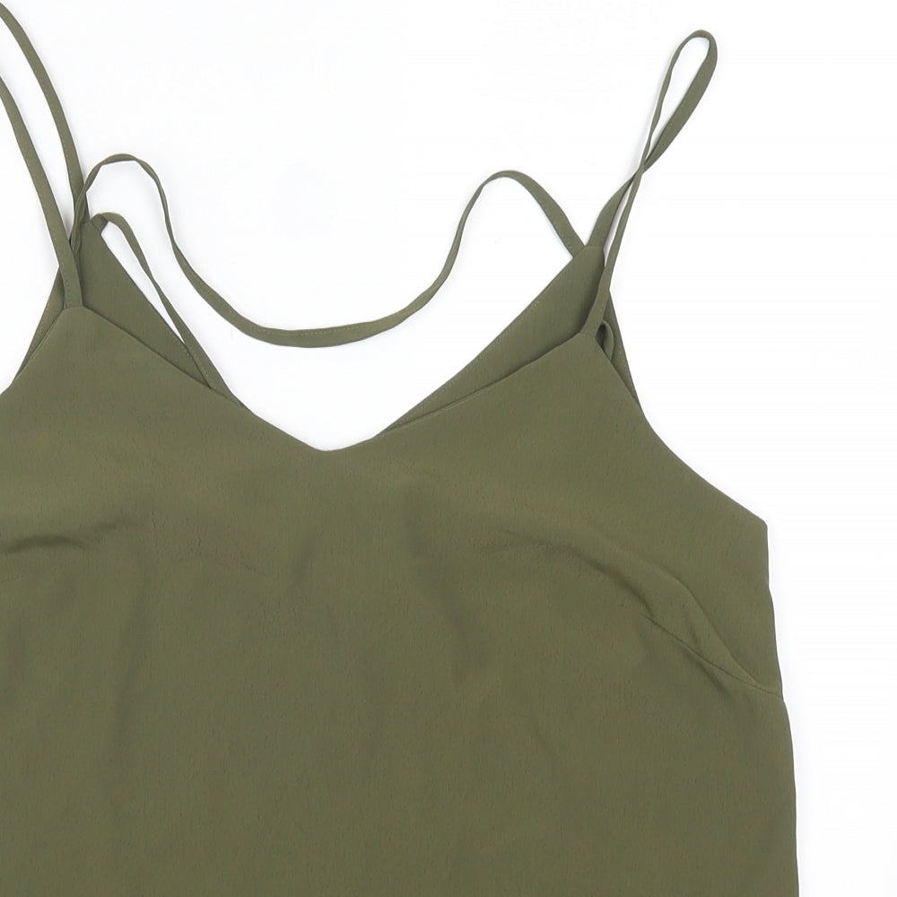 New Look Womens Green   Basic Tank Size 10