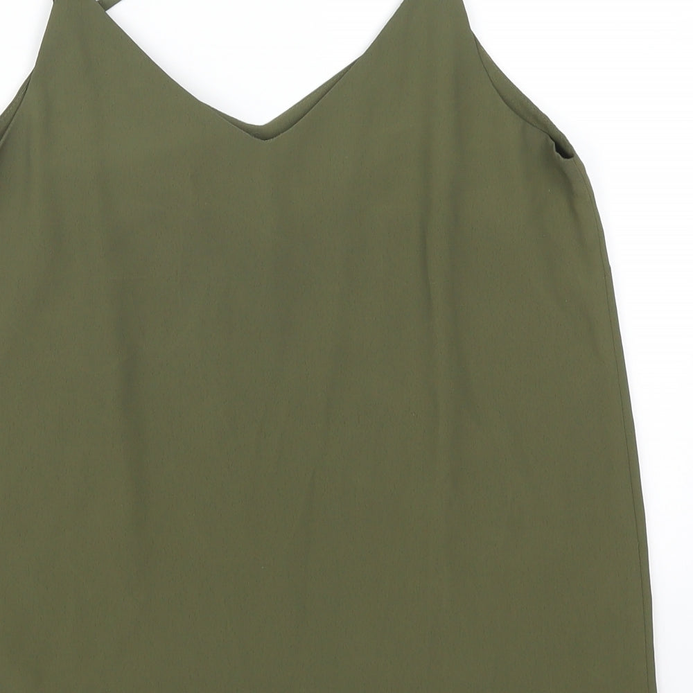 New Look Womens Green   Basic Tank Size 10