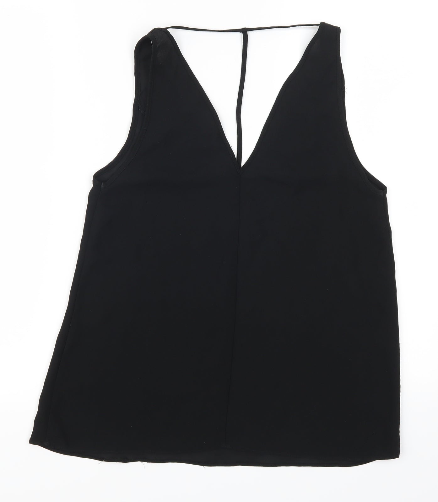 River Island Womens Black   Basic Tank Size 8