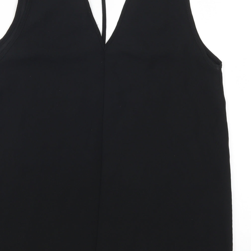 River Island Womens Black   Basic Tank Size 8