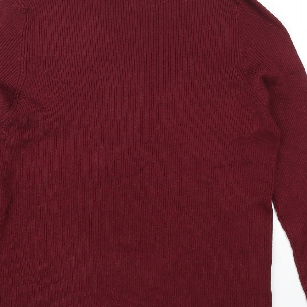 Marks and Spencer Womens Red   Pullover Jumper Size 20