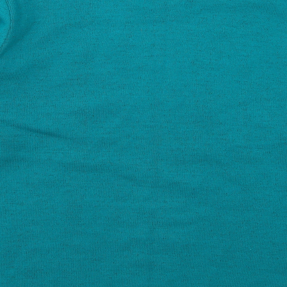 Classic Womens Blue   Pullover Jumper Size L  - Leaf