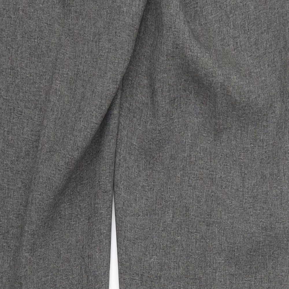 AMARANTO Womens Grey   Trousers  Size 10 L31 in