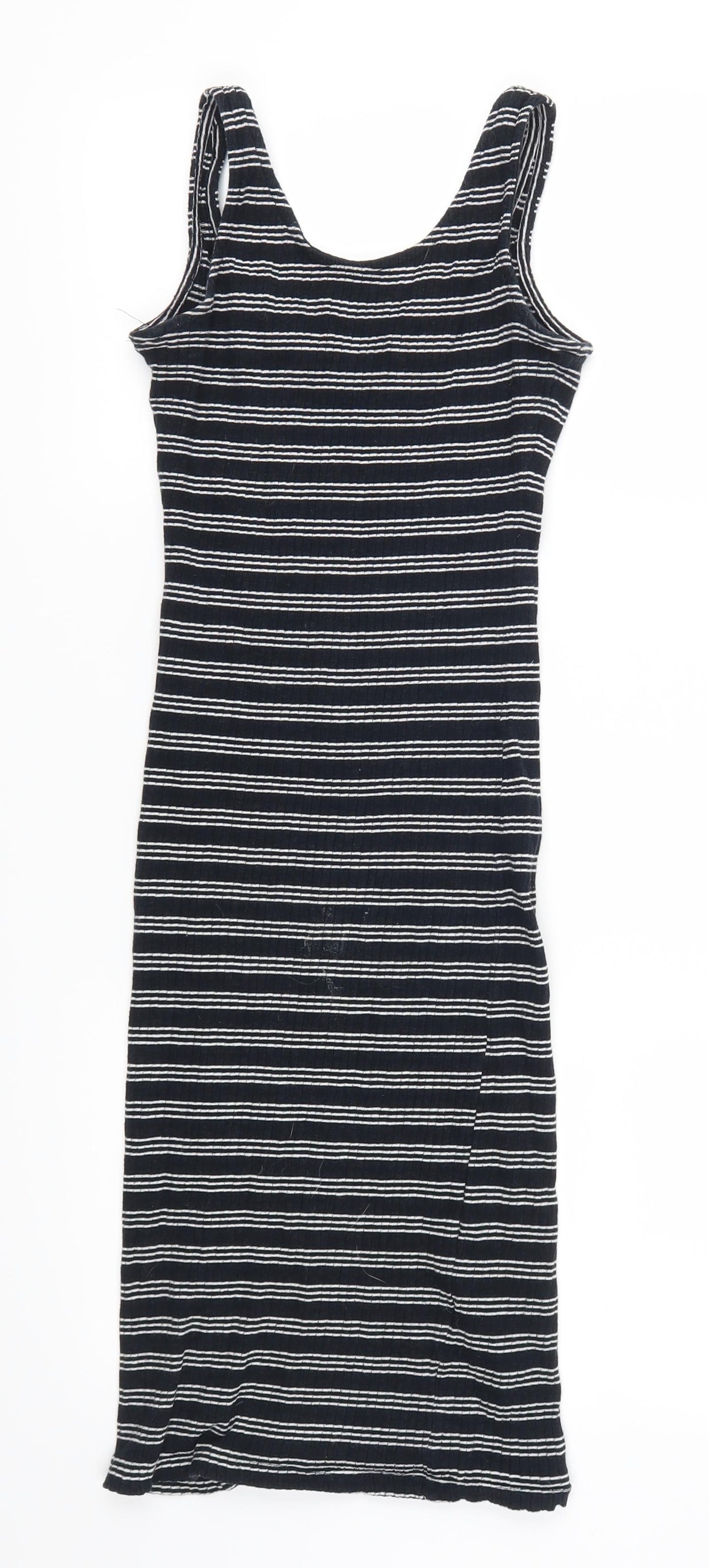 Primark Womens Blue Striped  Tank Dress  Size 6