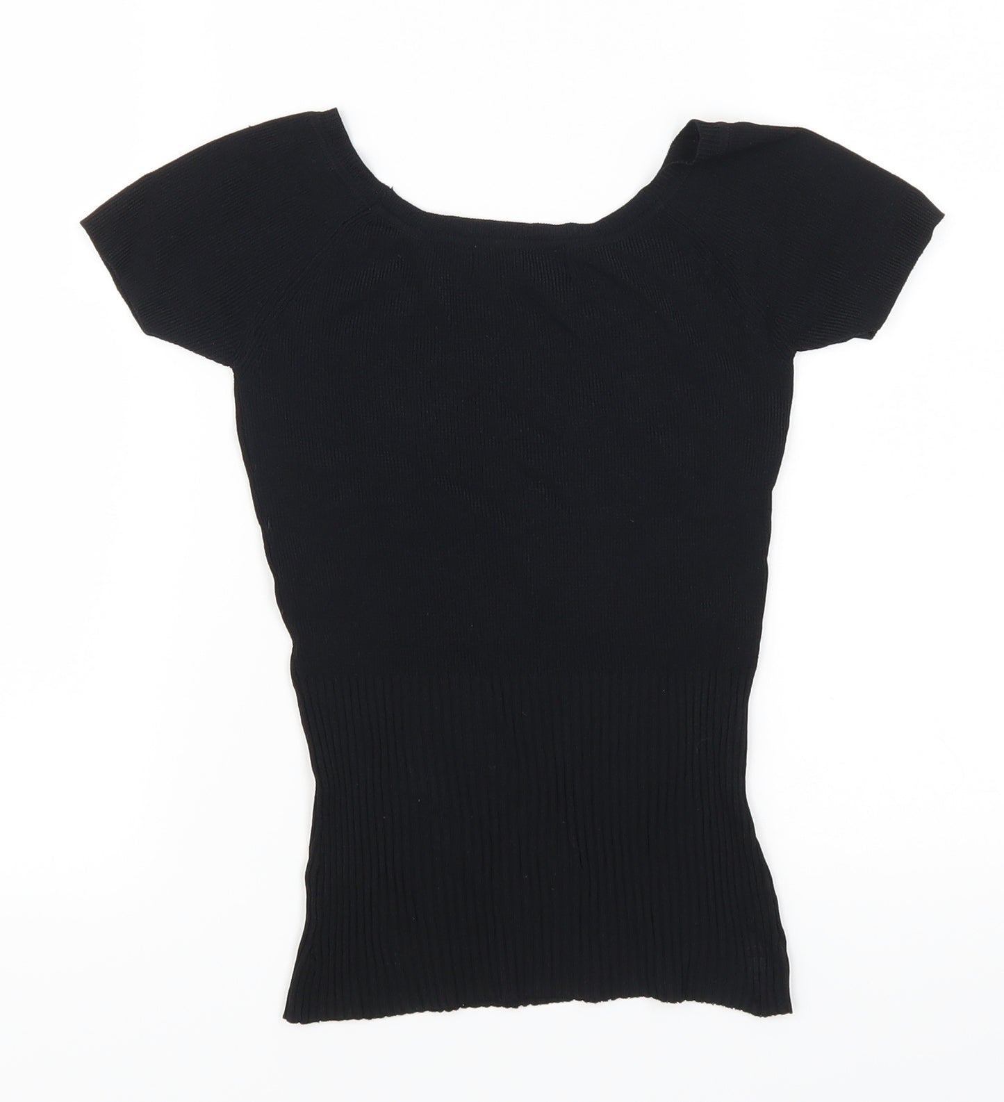 Formula Womens Black   Basic T-Shirt Size 10