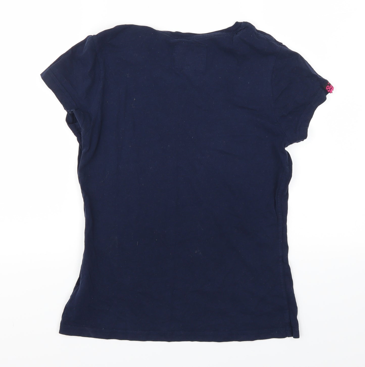Superdry Womens Blue   Basic T-Shirt Size L