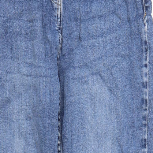 NEXT Womens Blue  Denim Straight Jeans Size 16 L26 in