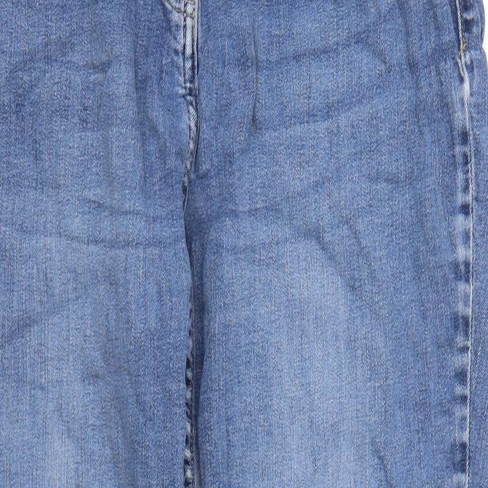 NEXT Womens Blue  Denim Straight Jeans Size 16 L26 in