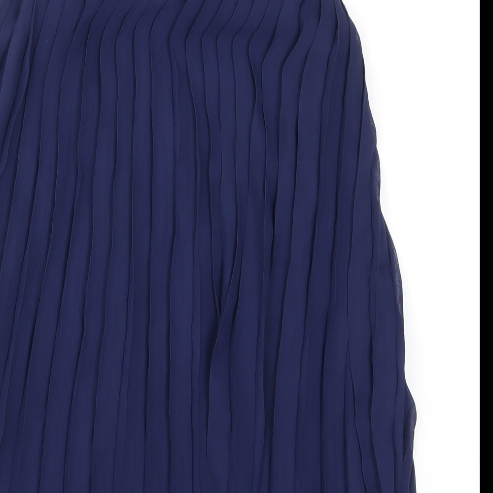 H&M Girls Blue   Tank Dress  Size 7 Years  - Flower