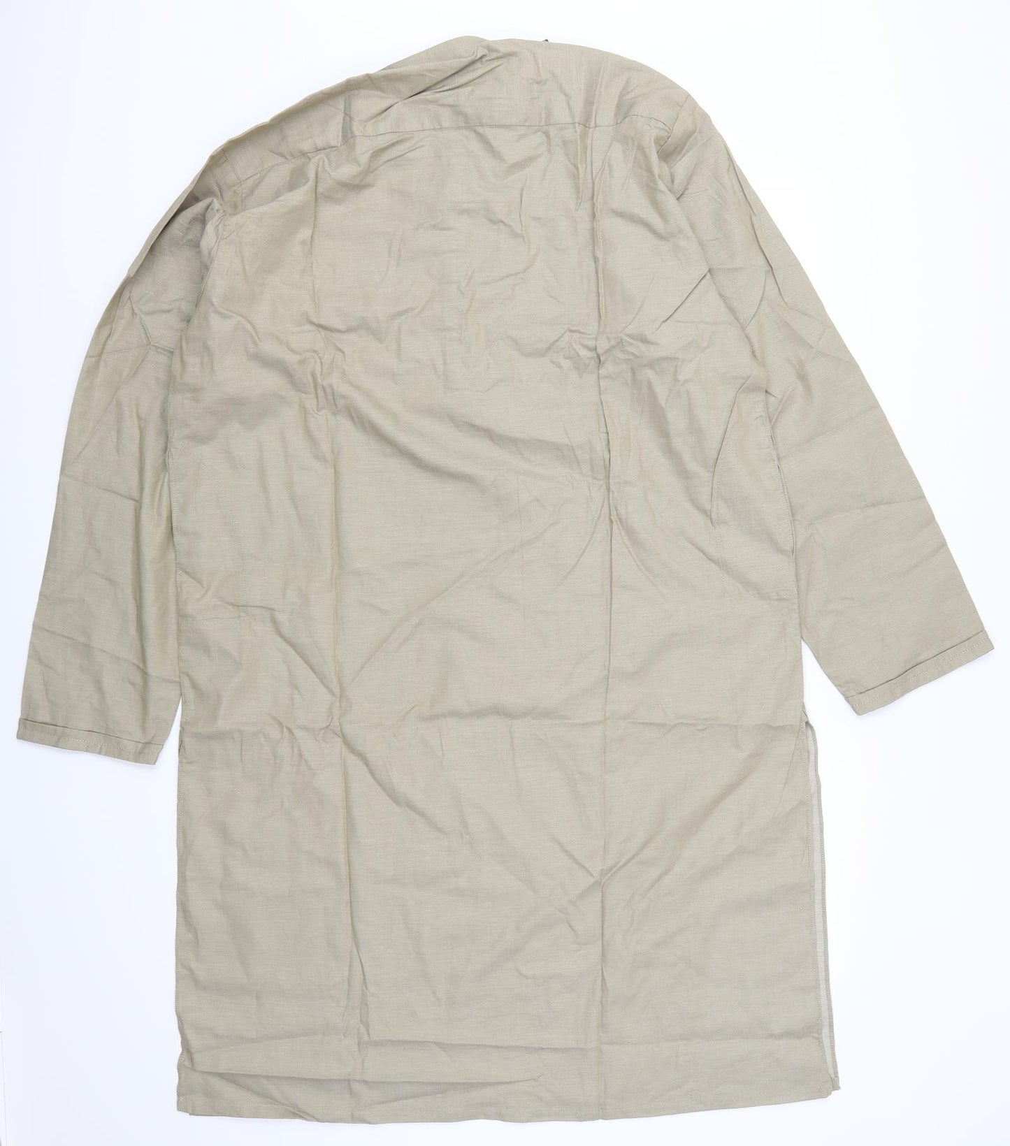 Naosh Mens Beige    T-Shirt Size L