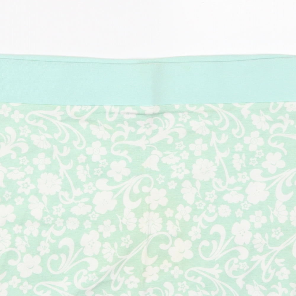 Papaya Womens Green Floral  Basic Tank Size 20  - Boob Tube