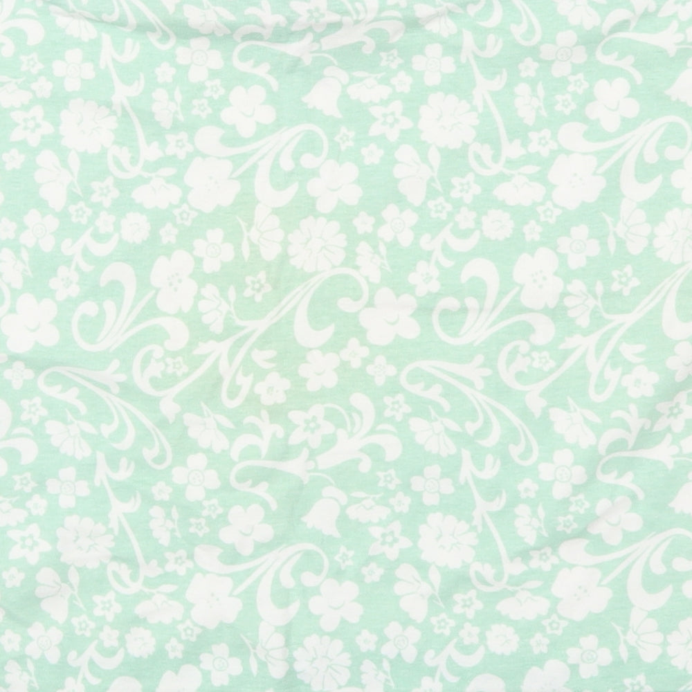 Papaya Womens Green Floral  Basic Tank Size 20  - Boob Tube