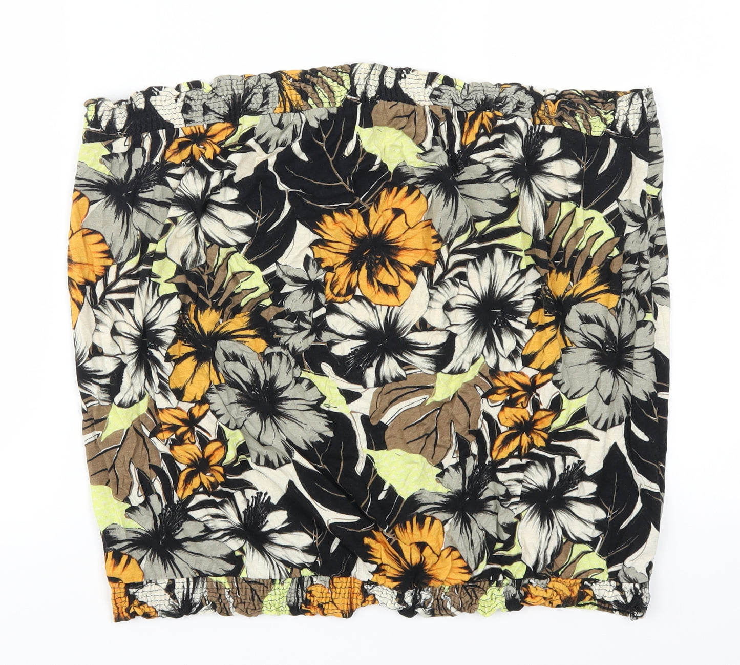 NEXT Womens Orange Floral  Basic Tank Size 20