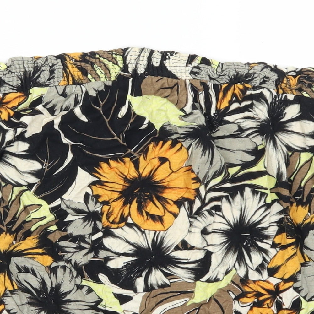 NEXT Womens Orange Floral  Basic Tank Size 20