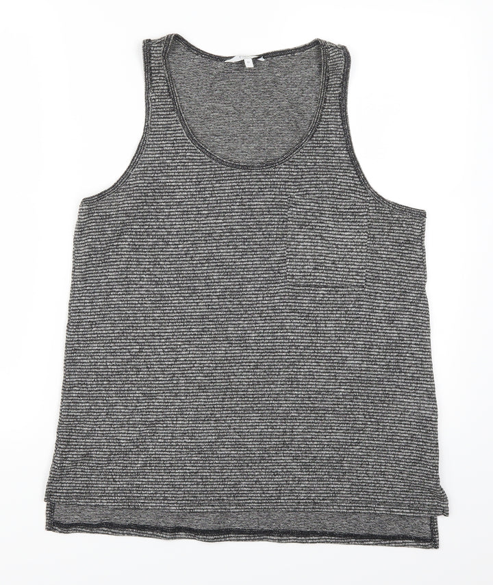 NEXT Womens Grey Striped  Basic Tank Size 12