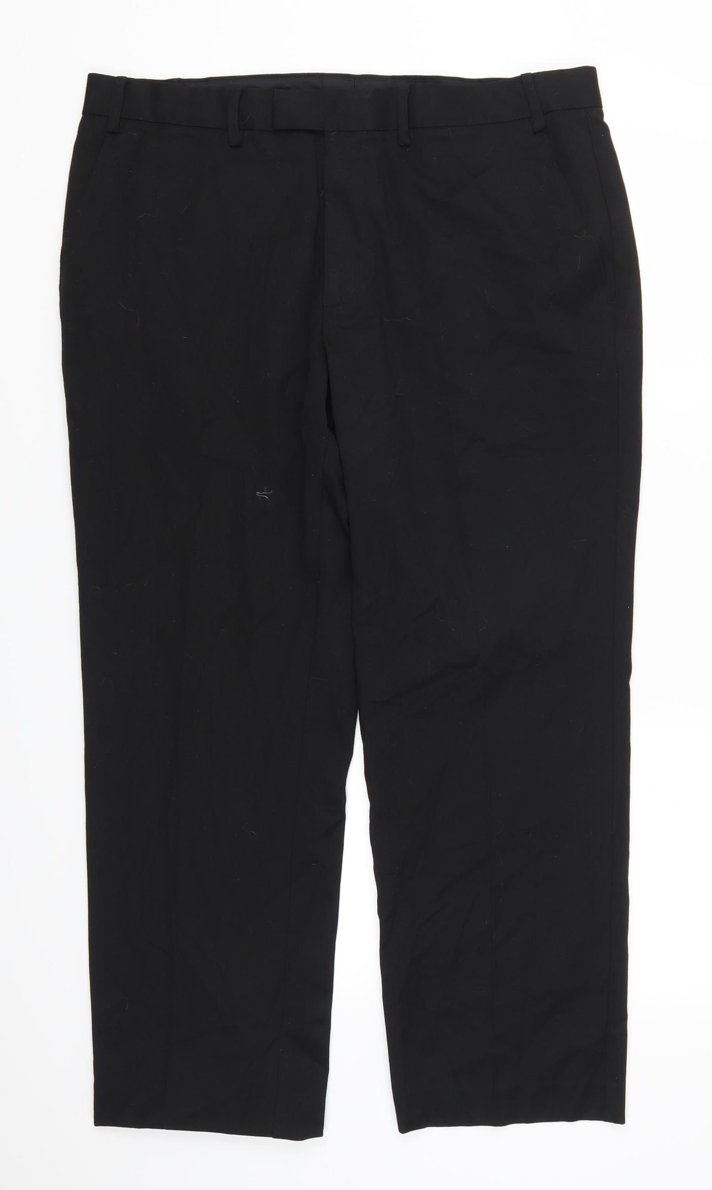 F&F Mens Black   Trousers  Size 38 L29 in