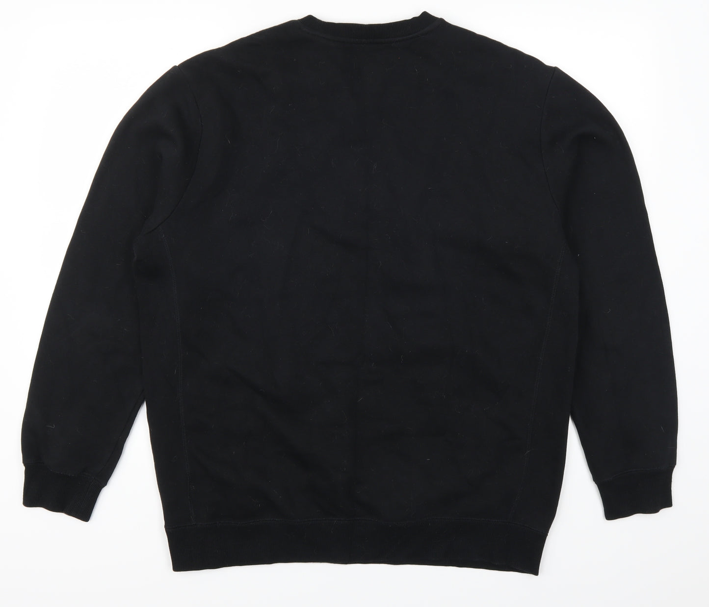 adidas Mens Black   Pullover Sweatshirt Size L  - Manchester United