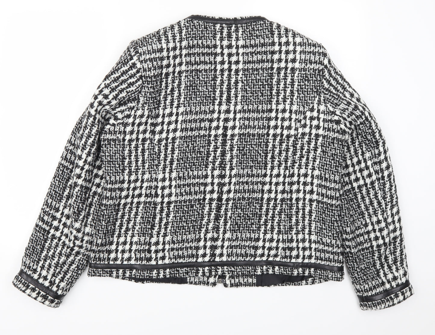 Nightingales Womens Grey Check  Jacket  Size 16