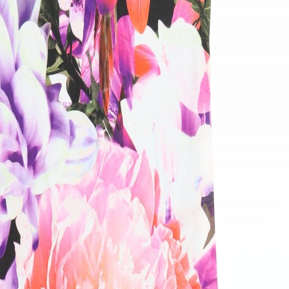 Julien Macdonald Womens Multicoloured Floral  Maxi  Size 12
