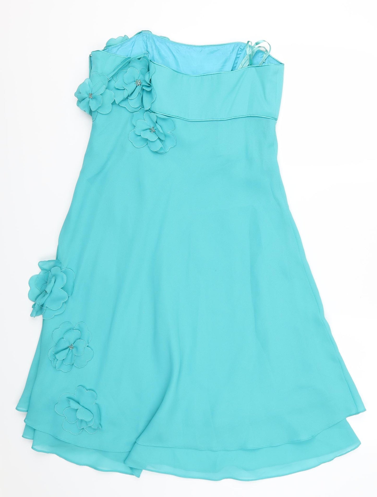 Debut Womens Blue   Mini  Size 14  - Flowers