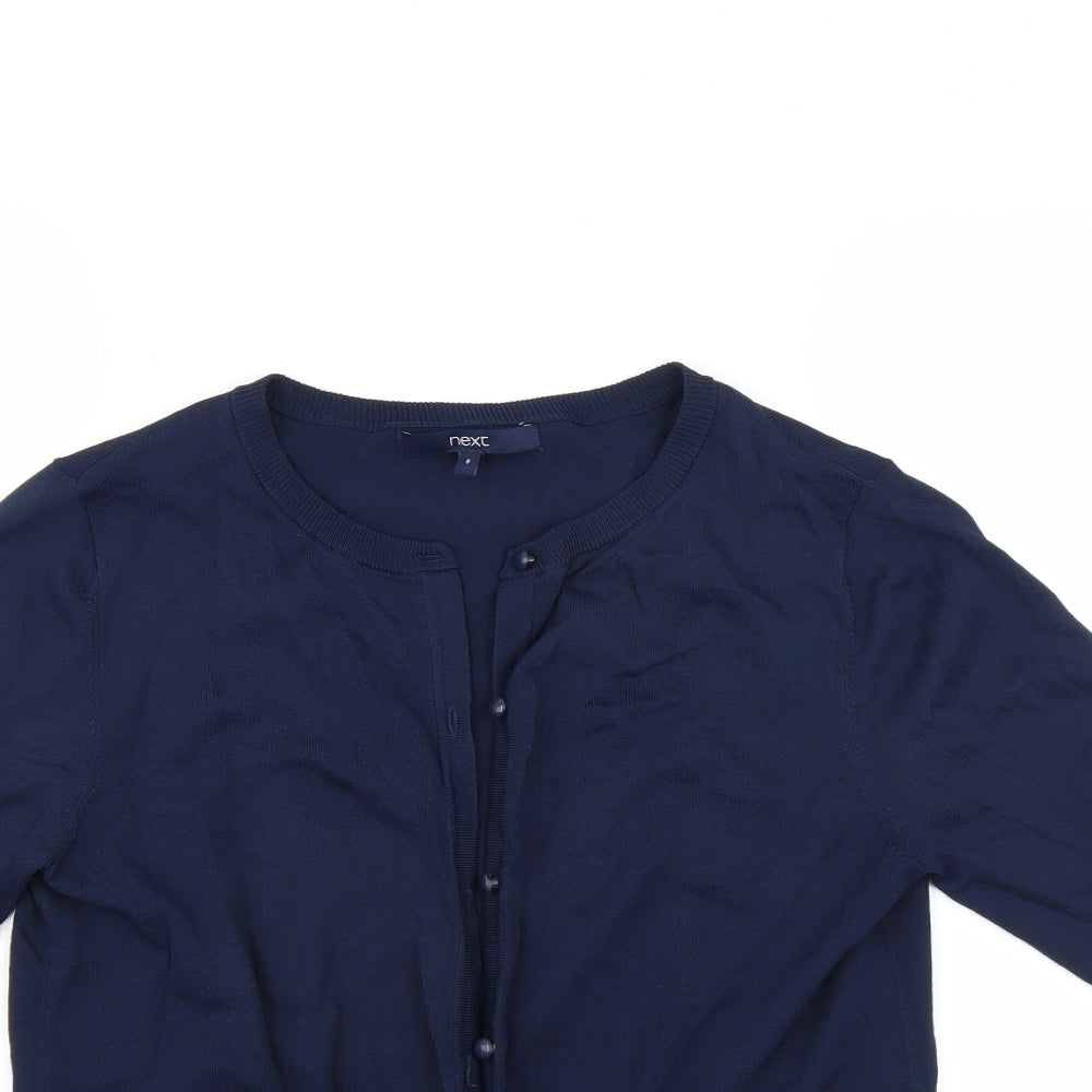 NEXT Womens Blue   Cardigan Jumper Size 8