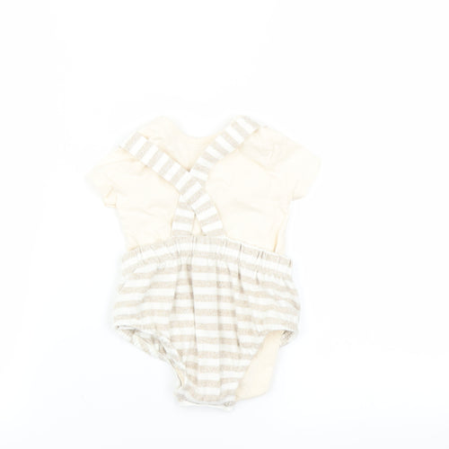 George Baby Beige Striped   Outfit/Set Size 6-9 Months
