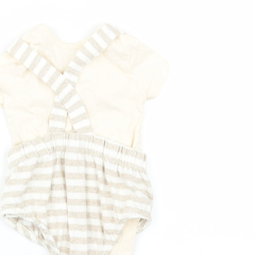 George Baby Beige Striped   Outfit/Set Size 6-9 Months