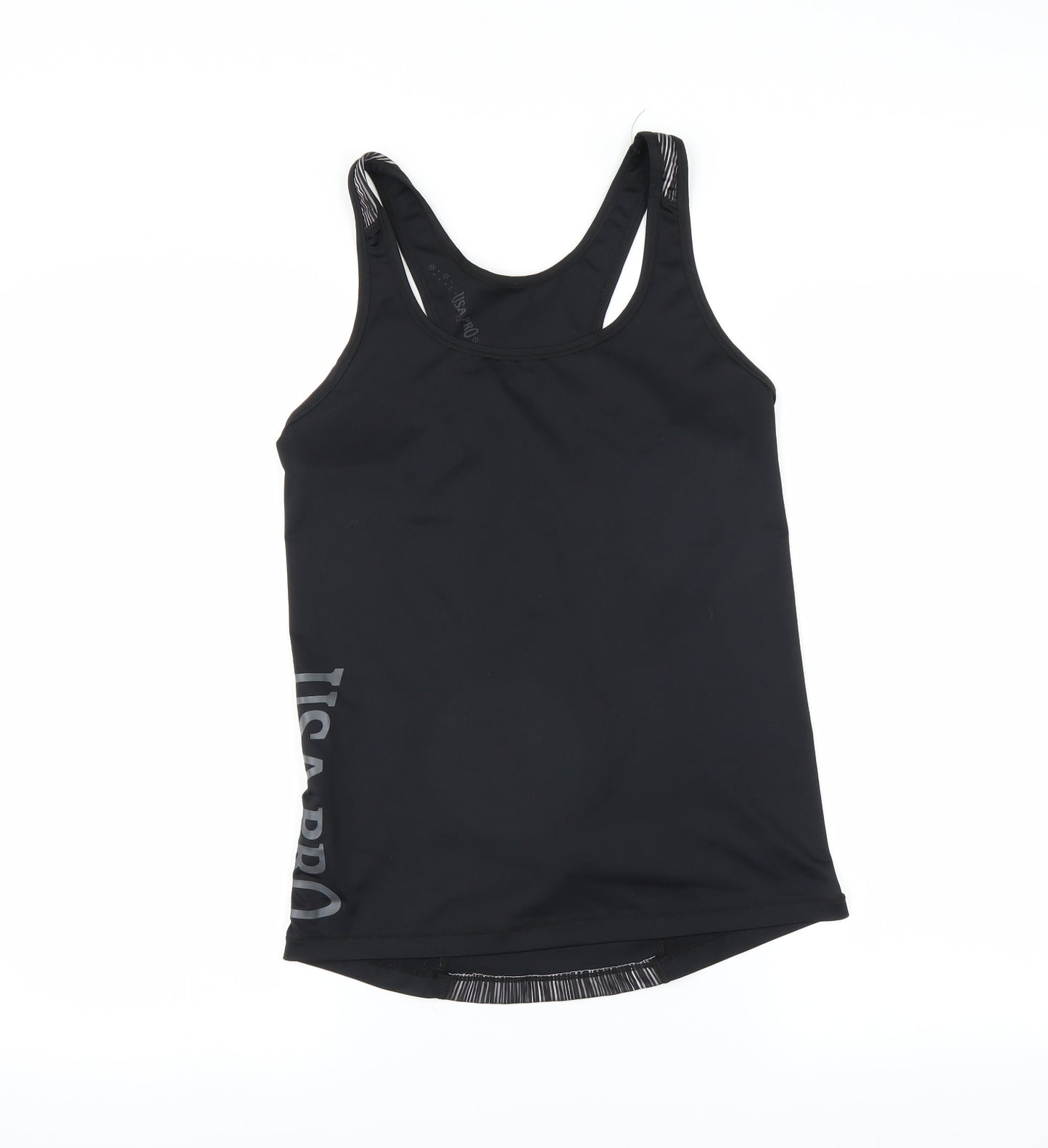 USA Pro Womens Black   Basic Tank Size 12