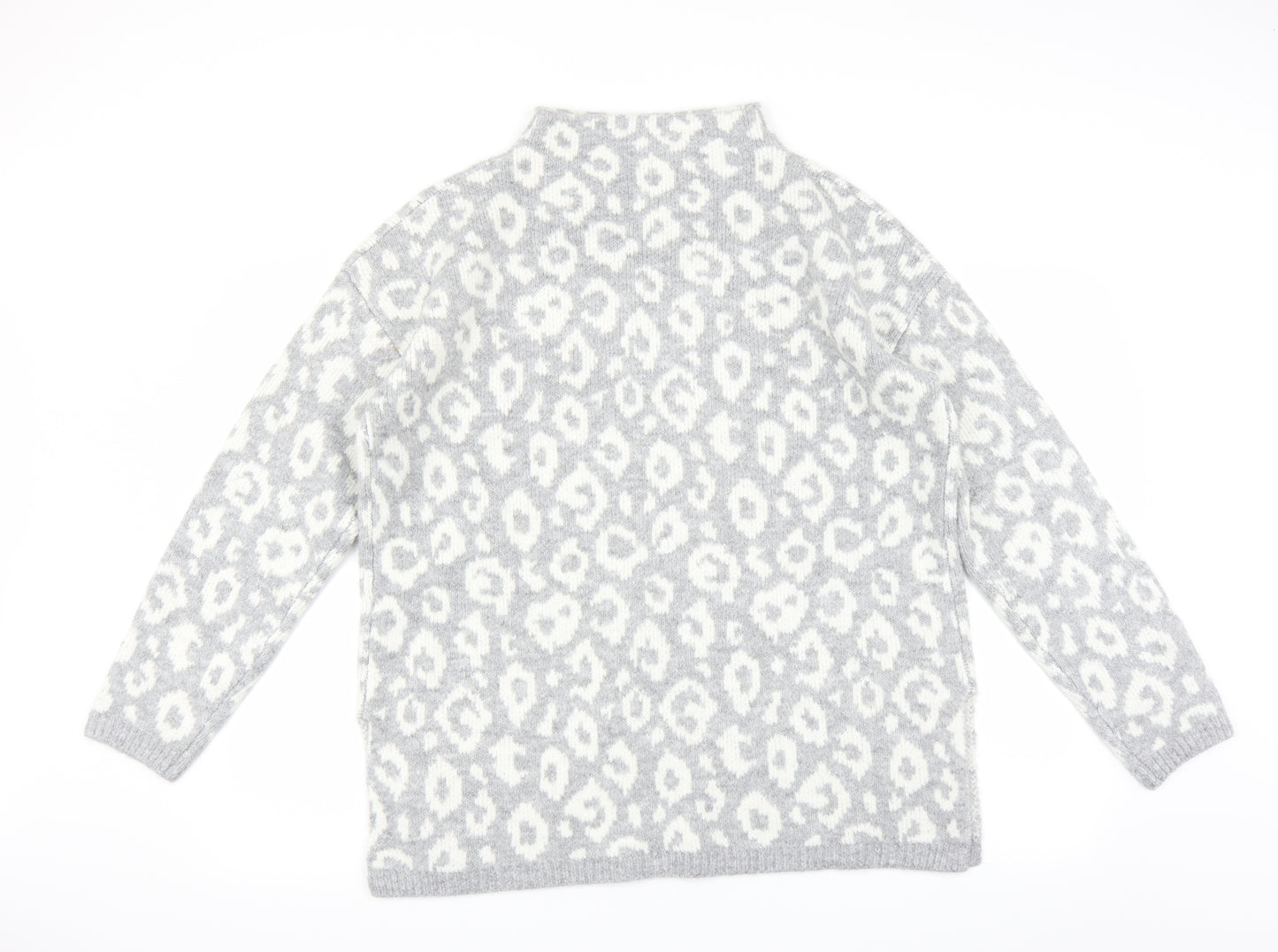 Nutmeg Womens Grey   Pullover Jumper Size 14