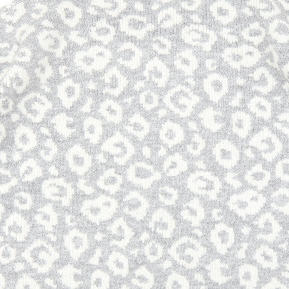 Nutmeg Womens Grey   Pullover Jumper Size 14