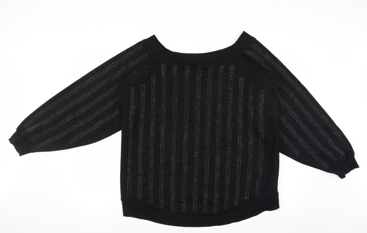 River Island Womens Black   Pullover Jumper Size L