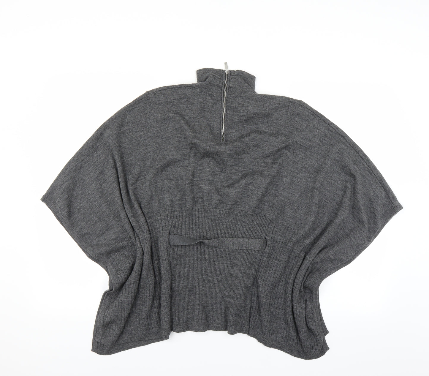 Karen Millen Womens Grey   Cape Jumper Size M