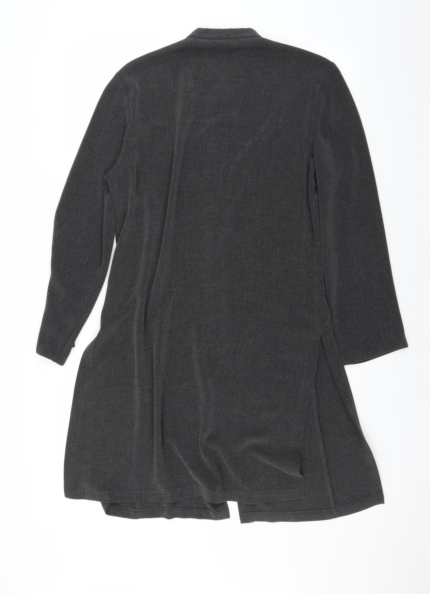 Marks and Spencer Womens Grey   Basic Button-Up Size 10