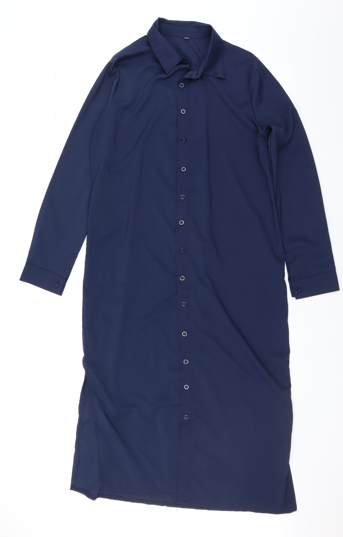 Preworn Womens Blue   Shirt Dress  Size S
