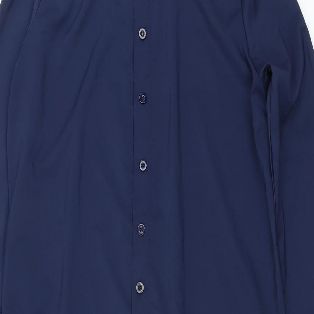 Preworn Womens Blue   Shirt Dress  Size S