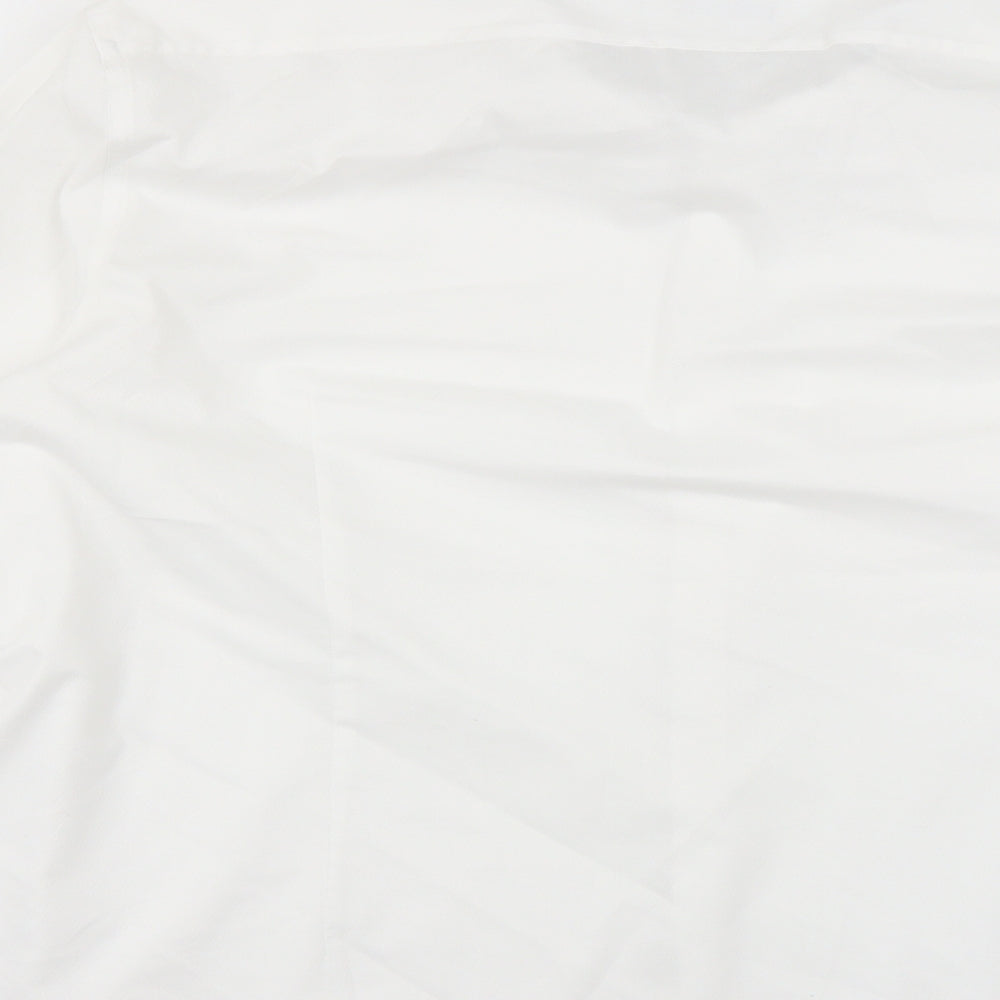 Burton Mens White    Dress Shirt Size 18.5