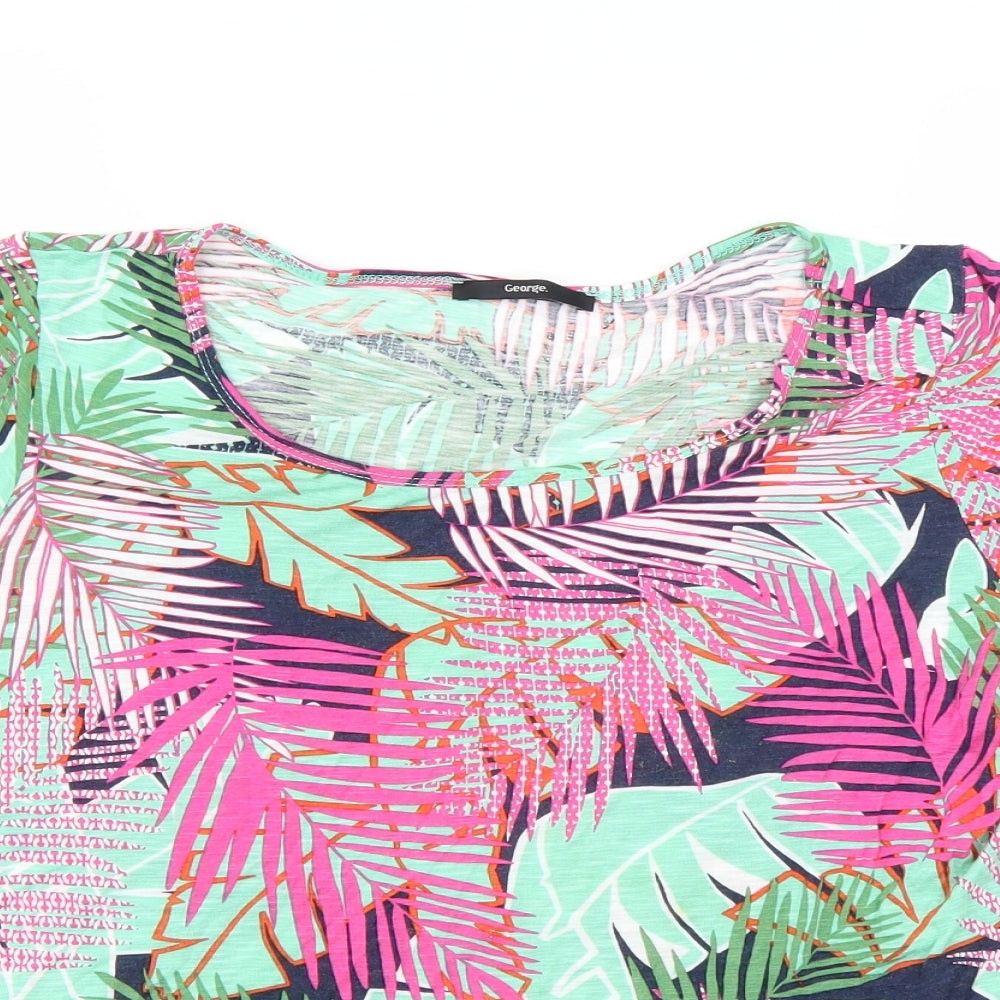 George Womens Multicoloured   Basic T-Shirt Size 8