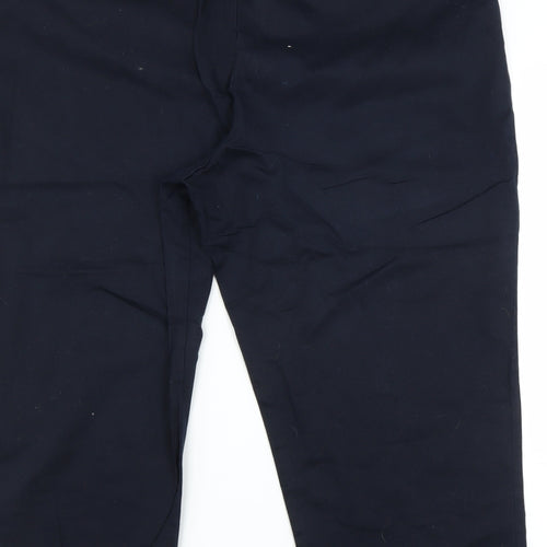 Marks and Spencer Womens Blue   Cropped Trousers Size 20 L20 in