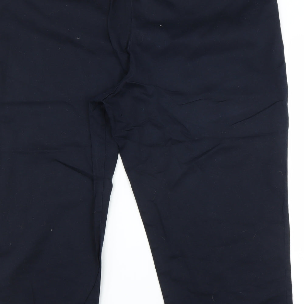Marks and Spencer Womens Blue   Cropped Trousers Size 20 L20 in