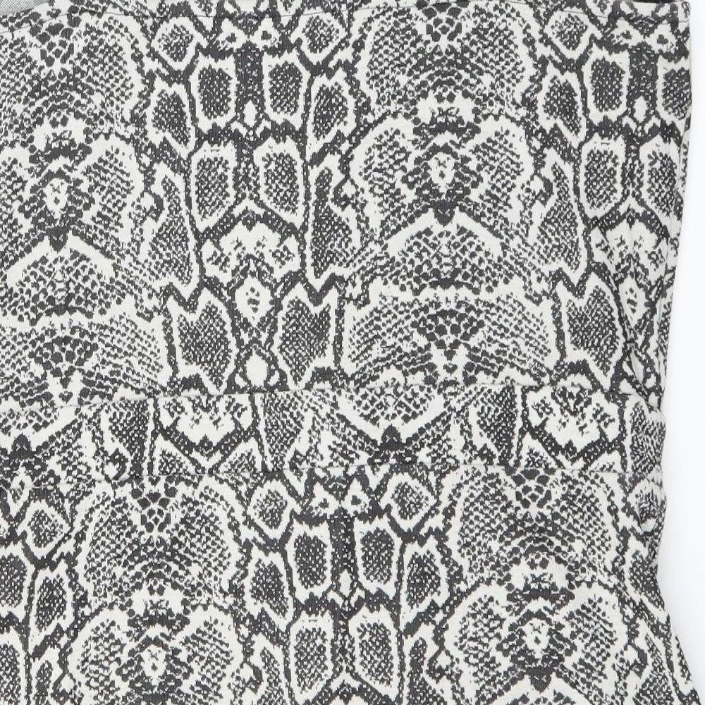 F&F Womens Black Animal Print  Shift  Size 20