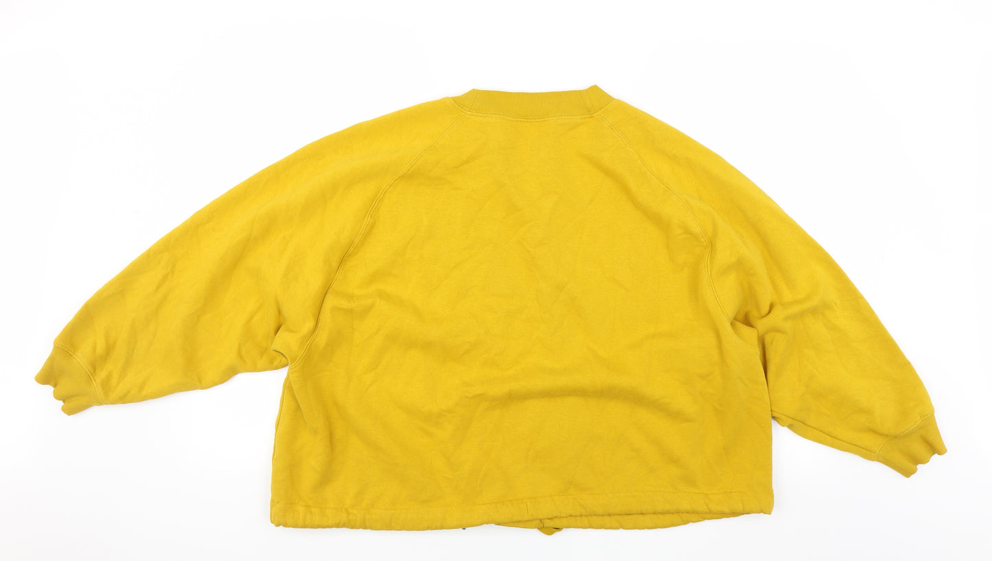 F&F Womens Yellow   Pullover Sweatshirt Size 20