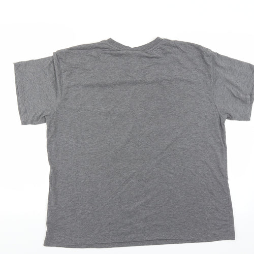 H&M Mens Grey    T-Shirt Size L  - ACDC