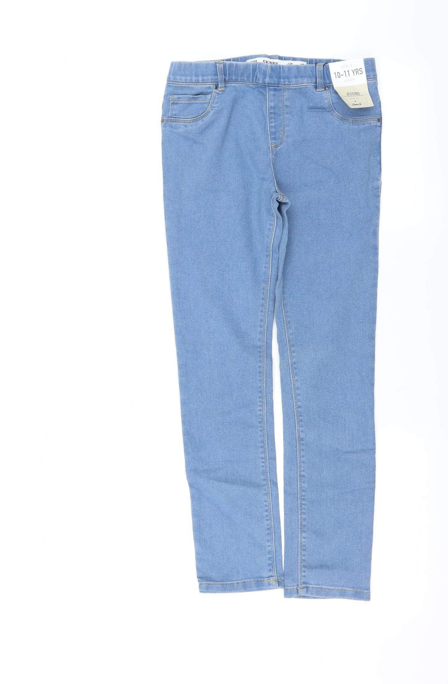 Primark Girls Blue   Jegging Jeans Size 10-11 Years