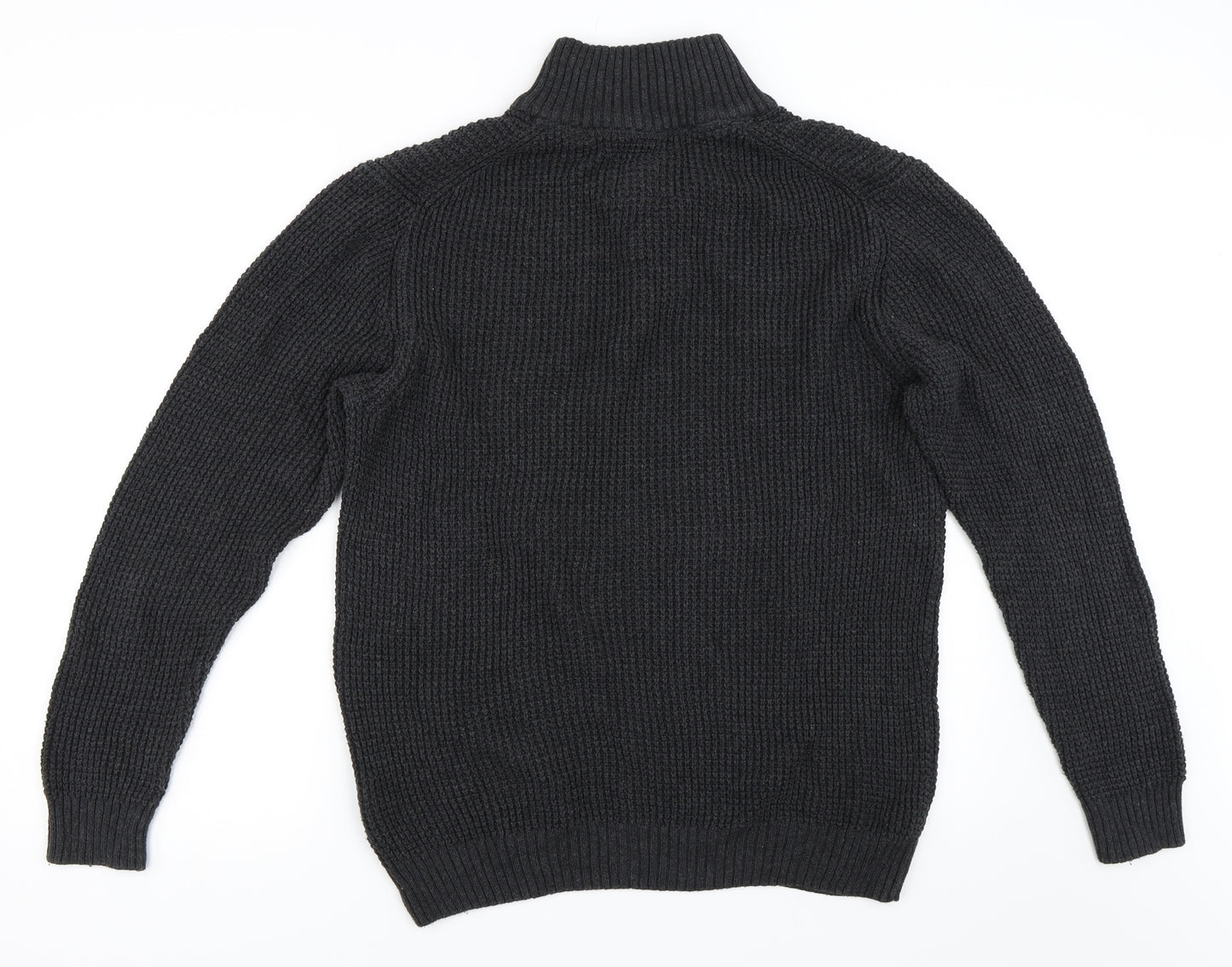 Costco Mens Grey   Henley Jumper Size L