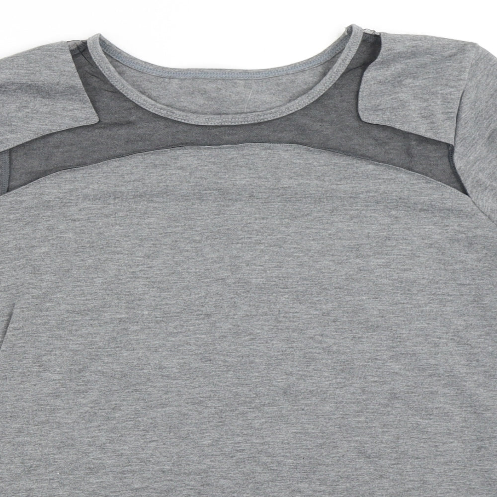 SheIn Womens Grey   Basic T-Shirt Size M