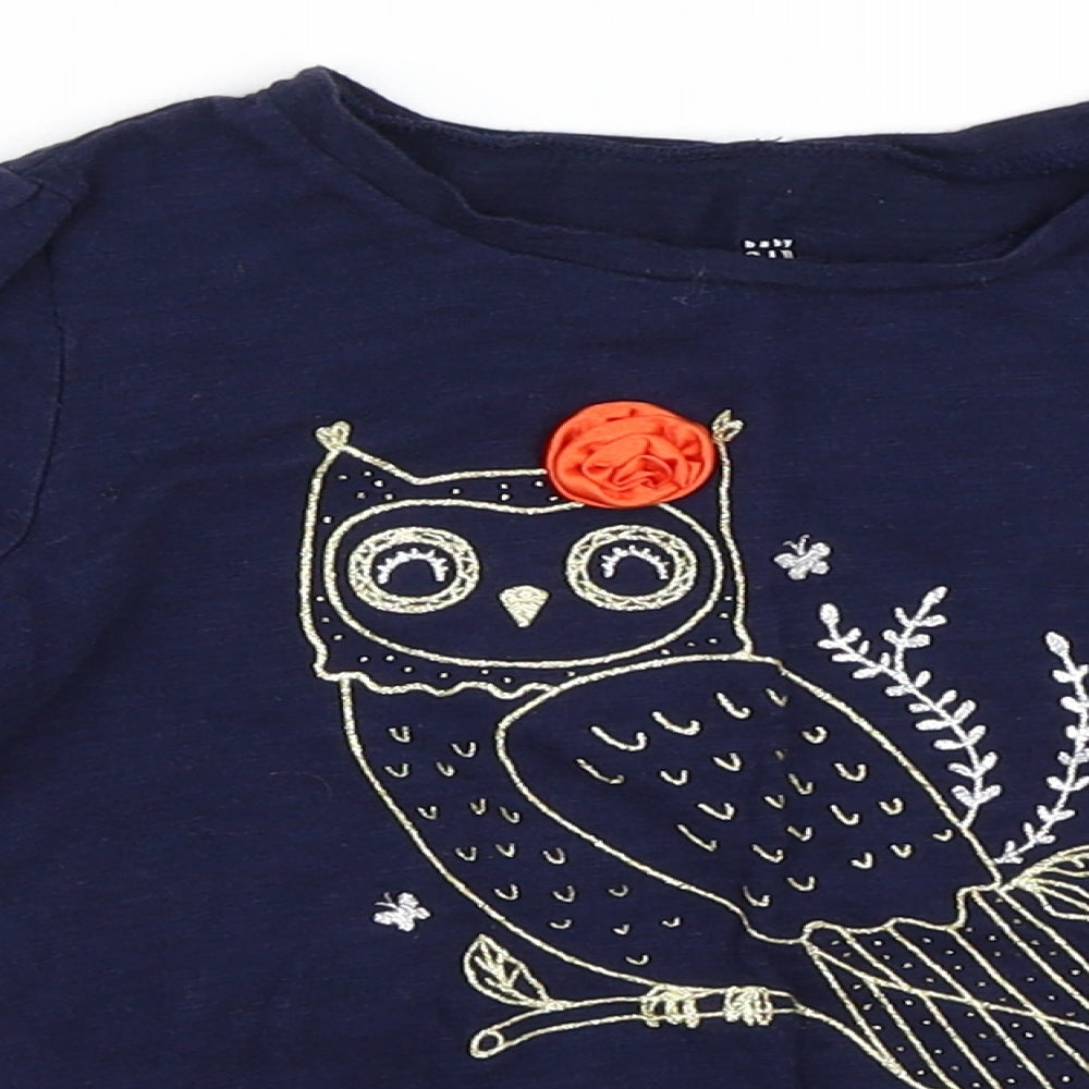 Gap Girls Blue   Basic T-Shirt Size 3 Years